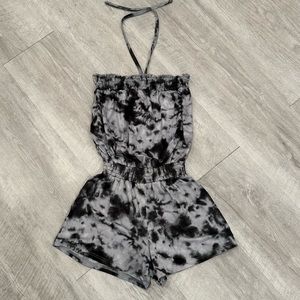 EUC Pinc Tie Dye Romper